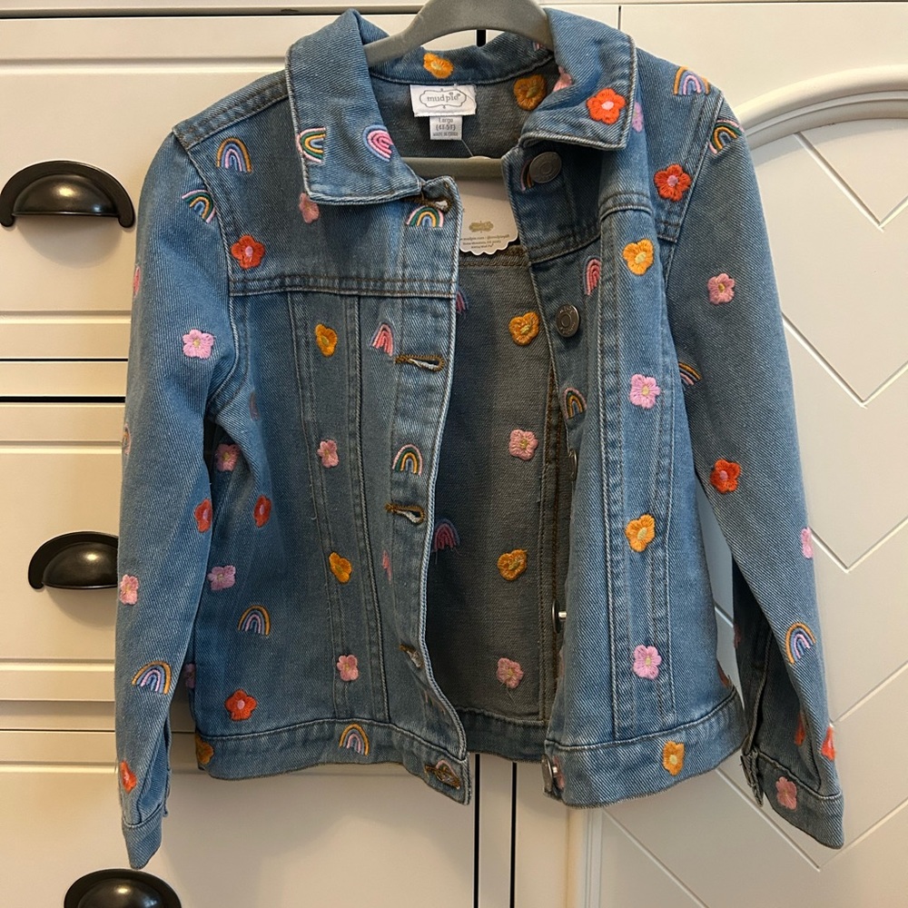 NWT Mudpie denim jacket 4T-5T